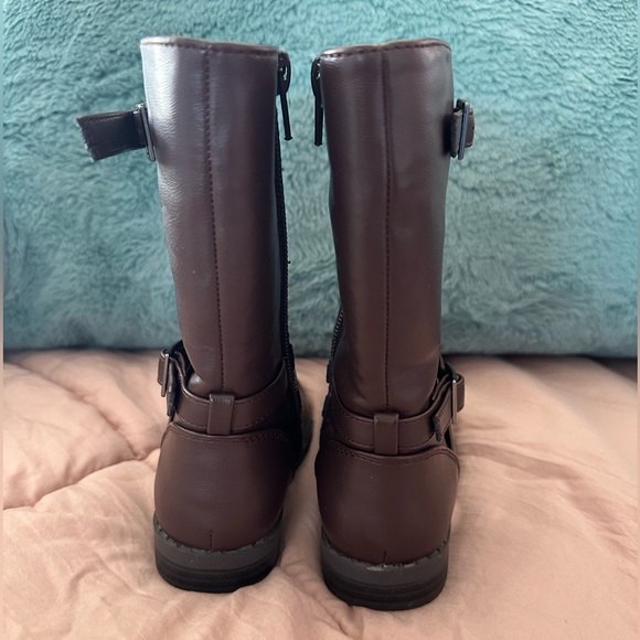 LIKE NEW! Brown Baby/Toddler Riding Boots; Sz. 6 - Picture 9 of 10